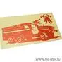 Наклейка «Пожарная машина АЦ-40-43202» 
